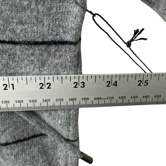 NWT Ed Hardy Mens Patch Knitted Striped Zip Up Hoodie‎ Sweater Gray Size XL - Picture 7 of 10